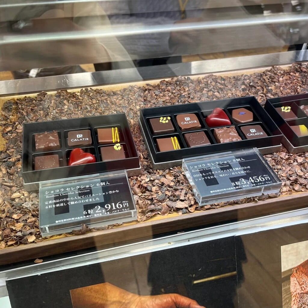 CALATIR(カラティール) 「ショコラ セレクション 6個入り」「ショコラ セレクション 8個入り」