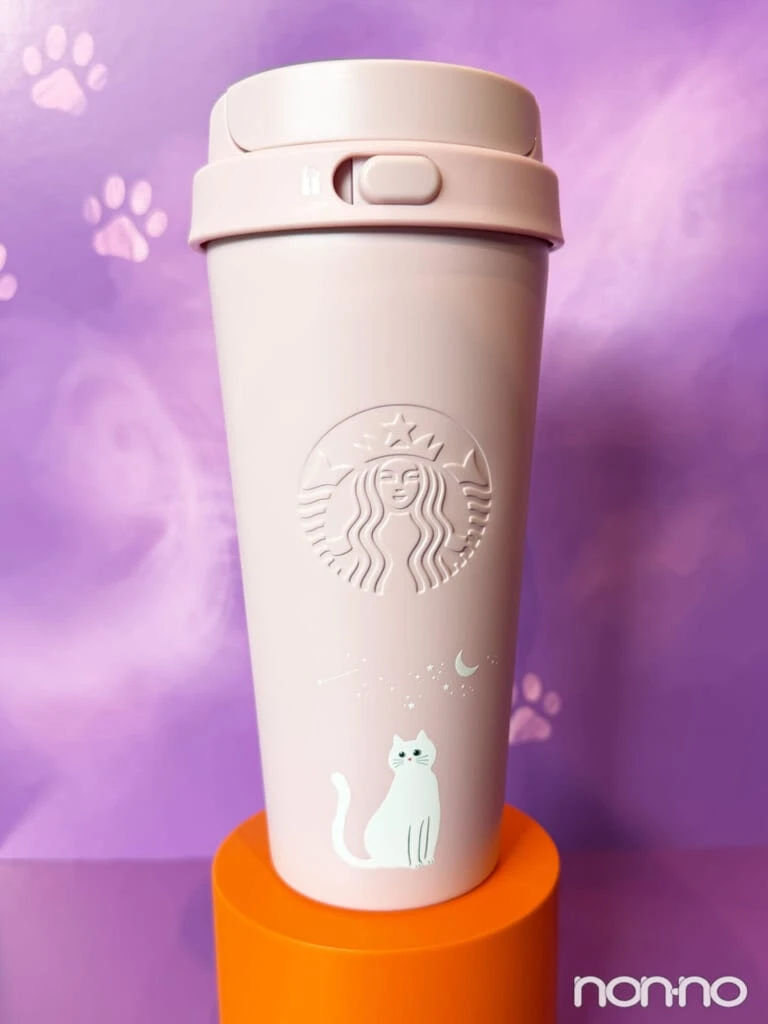 ハロウィン2026ステンレスTOGOボトルキャットライトピンク473ml