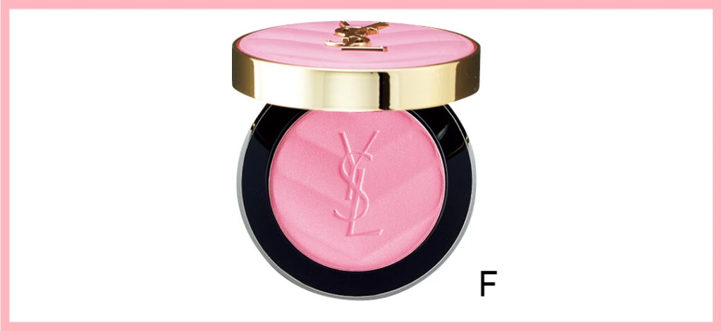 ピンクメイクに使ったYSL メイクミーブラッシュ パウダー 42