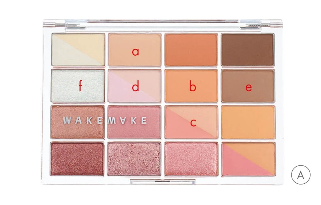 WAKEMAKE ソフトブラーリングアイパレット 18
