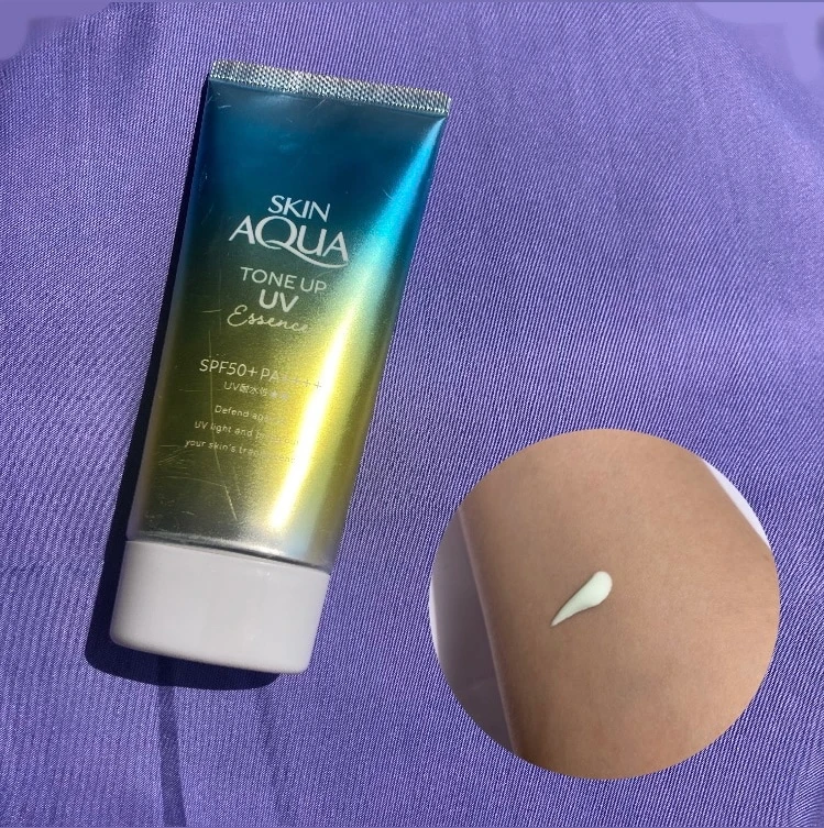 SKIN AQUA全体
日焼け止めの色