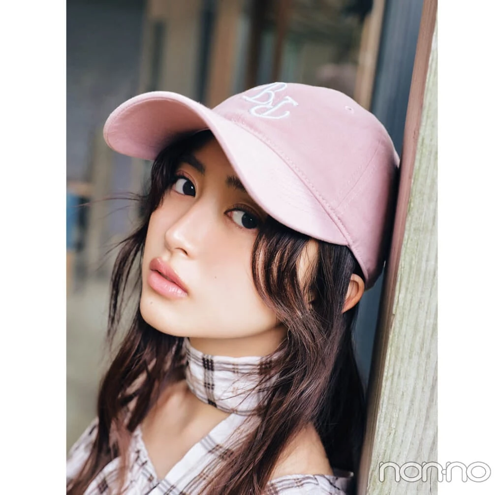 パステルキャップの日のヘアアレ