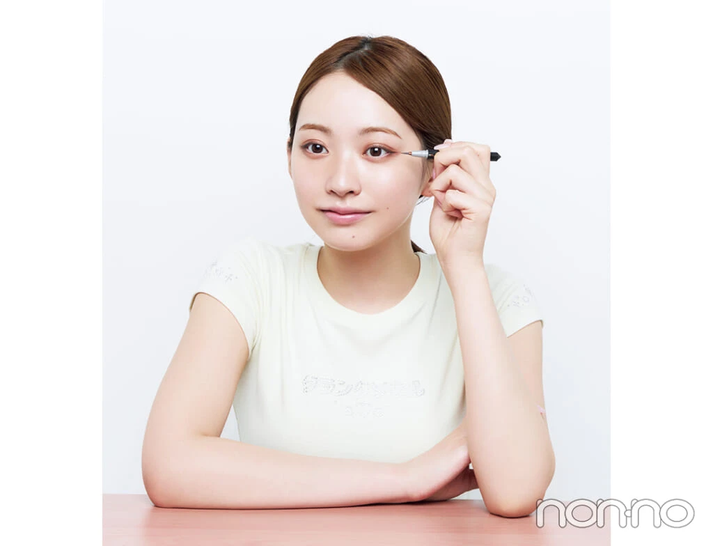村上なずなの美容のきほん目幅拡張アイラインの基本モデルカット25