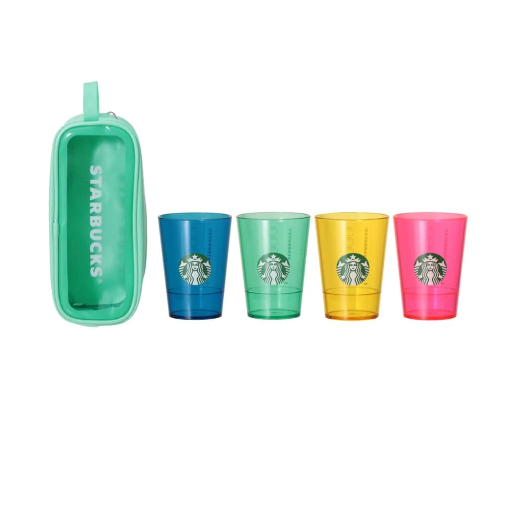 『ロゴコールドカップ384ml4個セット&ポーチ/¥5500