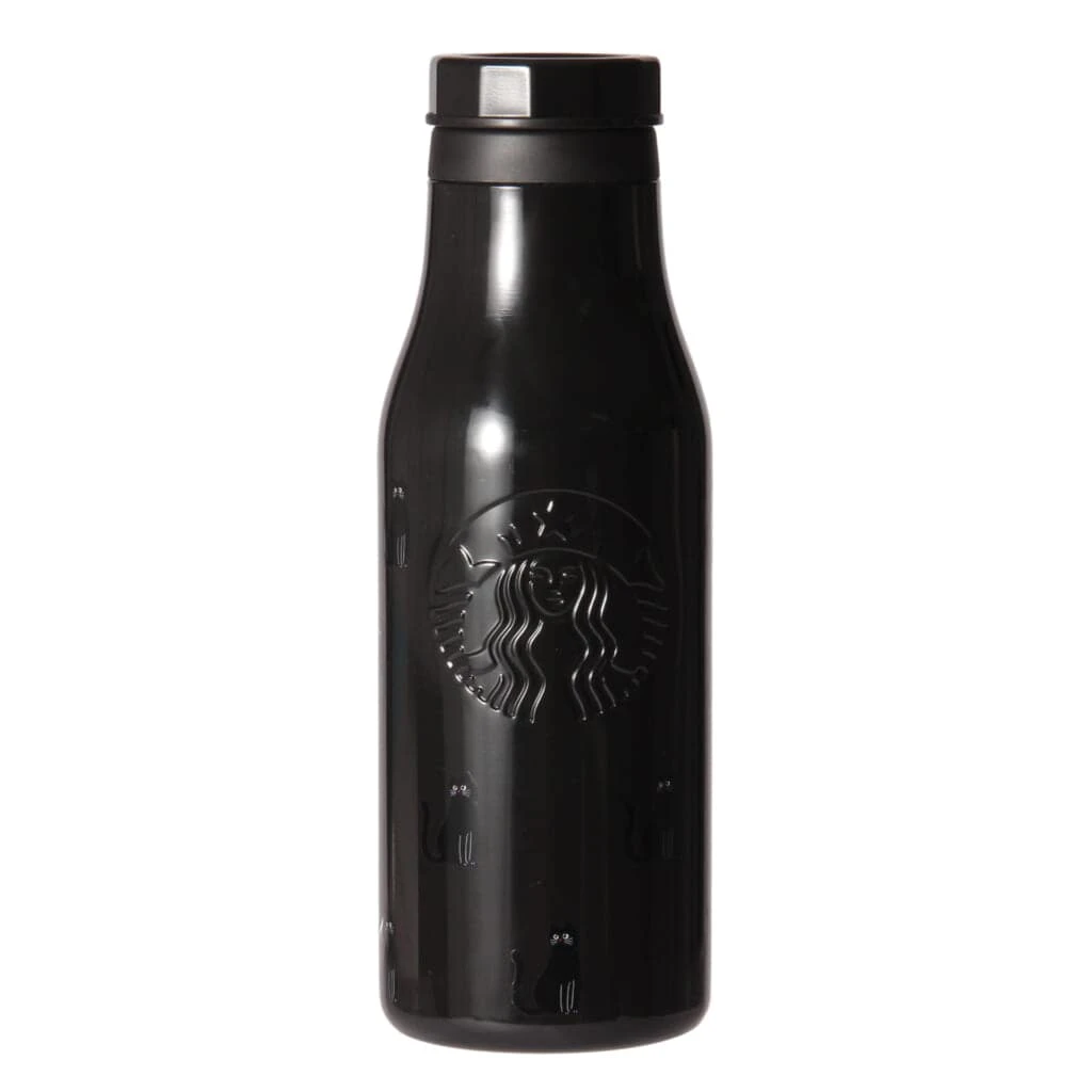 ハロウィン2026ステンレスロゴボトルキャットグローインザダーク473ml