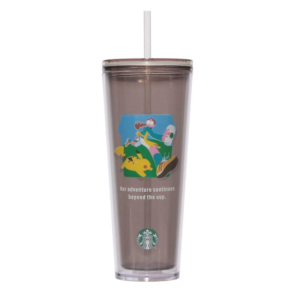 Pokémon + STARBUCKS コールドカップタンブラー 710ml コーヒーアドベンチャー/¥4000