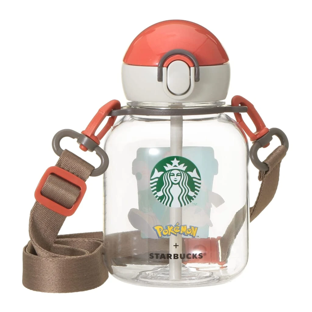 Pokémon + STARBUCKS ストラップ付ストロータンブラー コーヒーアドベンチャー 458ml/¥4800
