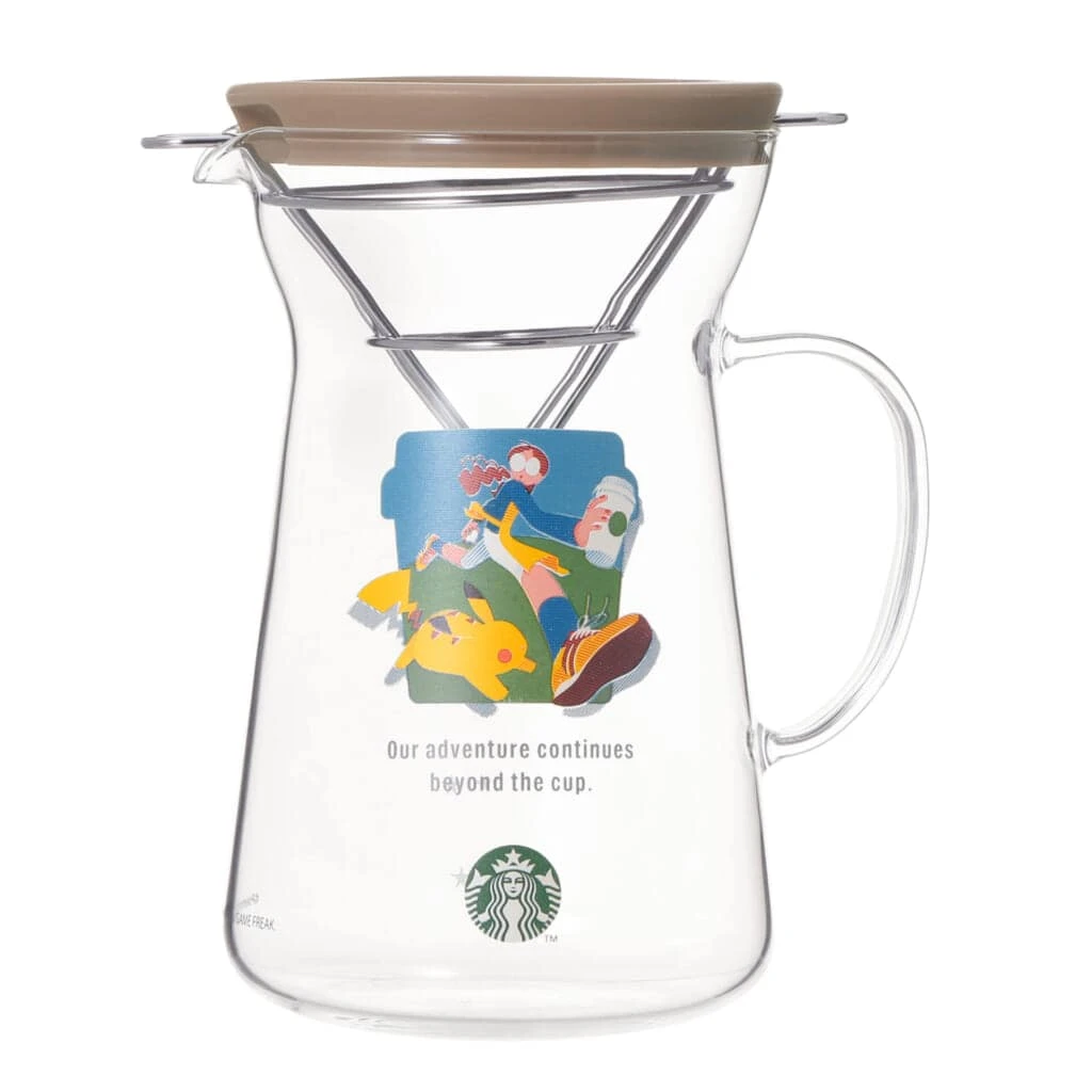 Pokémon + STARBUCKS グラス ドリップコーヒーメーカー コーヒーアドベンチャー/¥4900
