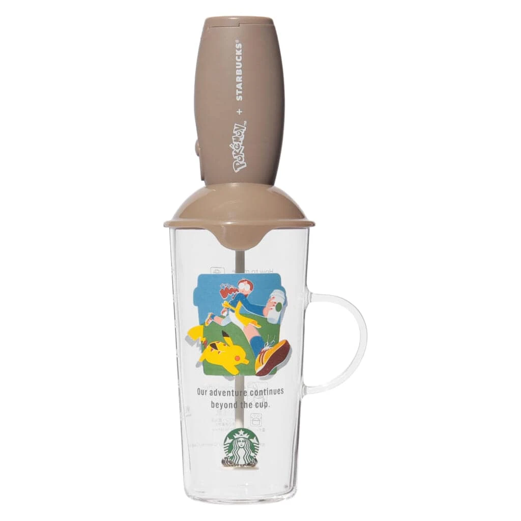 Pokémon + STARBUCKS ミルクフォーマー&カップ コーヒーアドベンチャー/¥4400