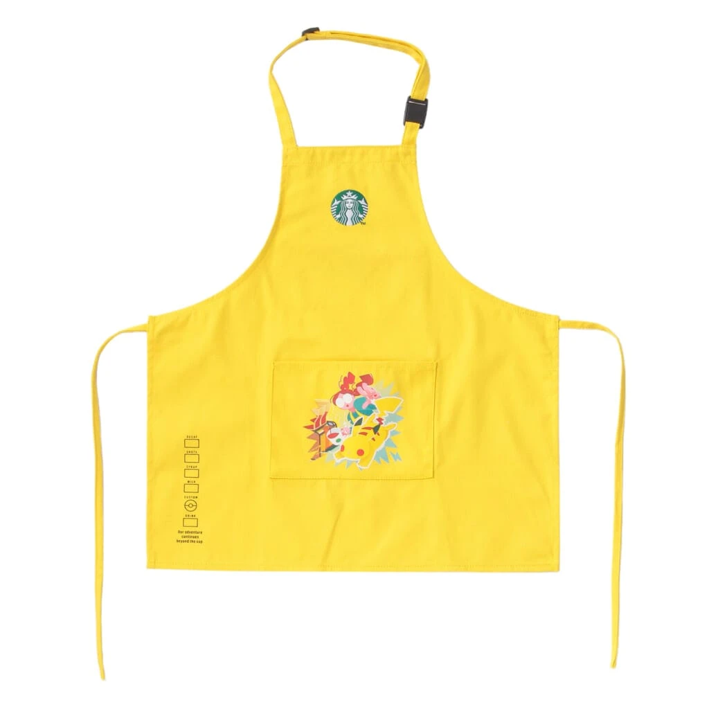 Pokémon + STARBUCKS キッズエプロン ピカチュウ/¥4000