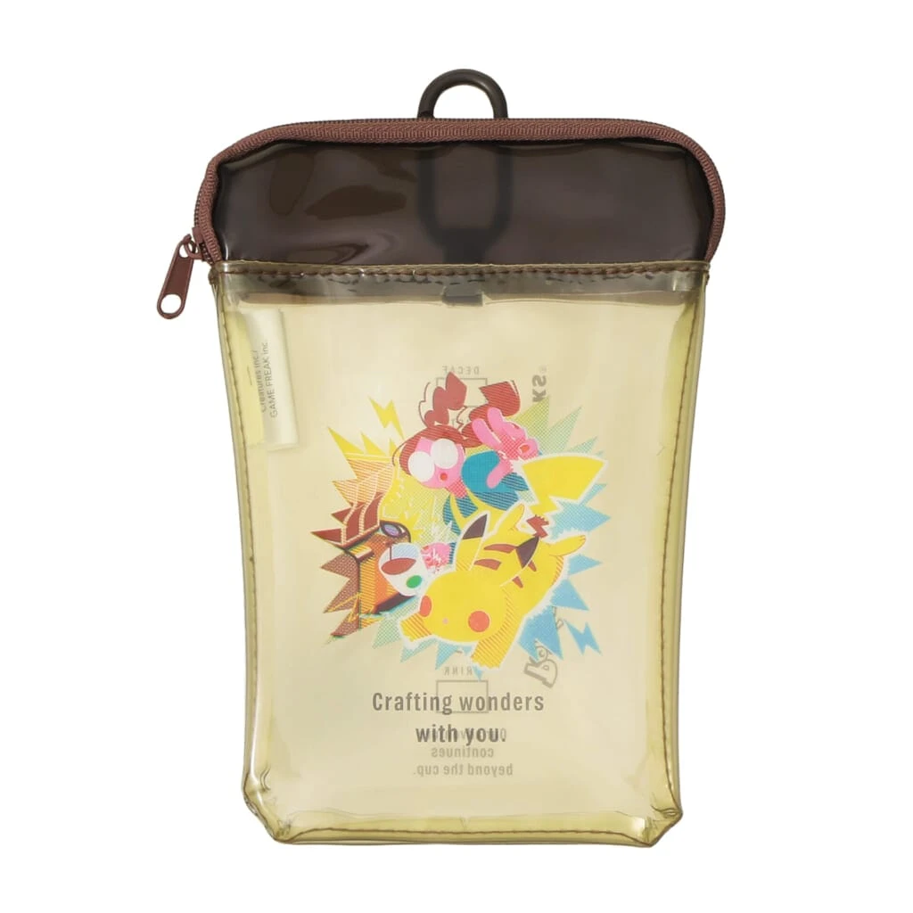 Pokémon + STARBUCKS カップシェイプ PVC ポーチ ピカチュウ/¥2200
