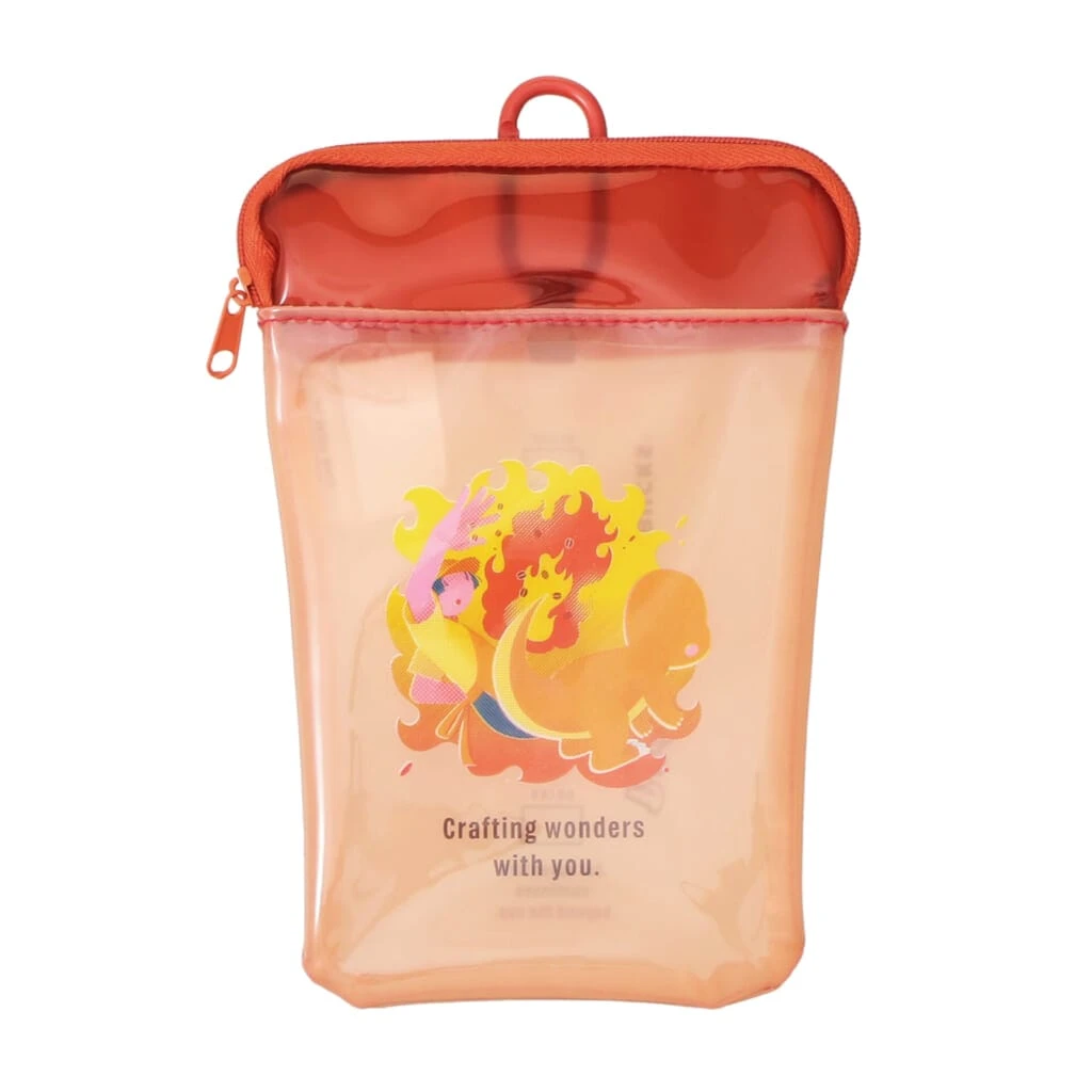 Pokémon + STARBUCKS カップシェイプ PVC ポーチ ヒトカゲ/¥2200