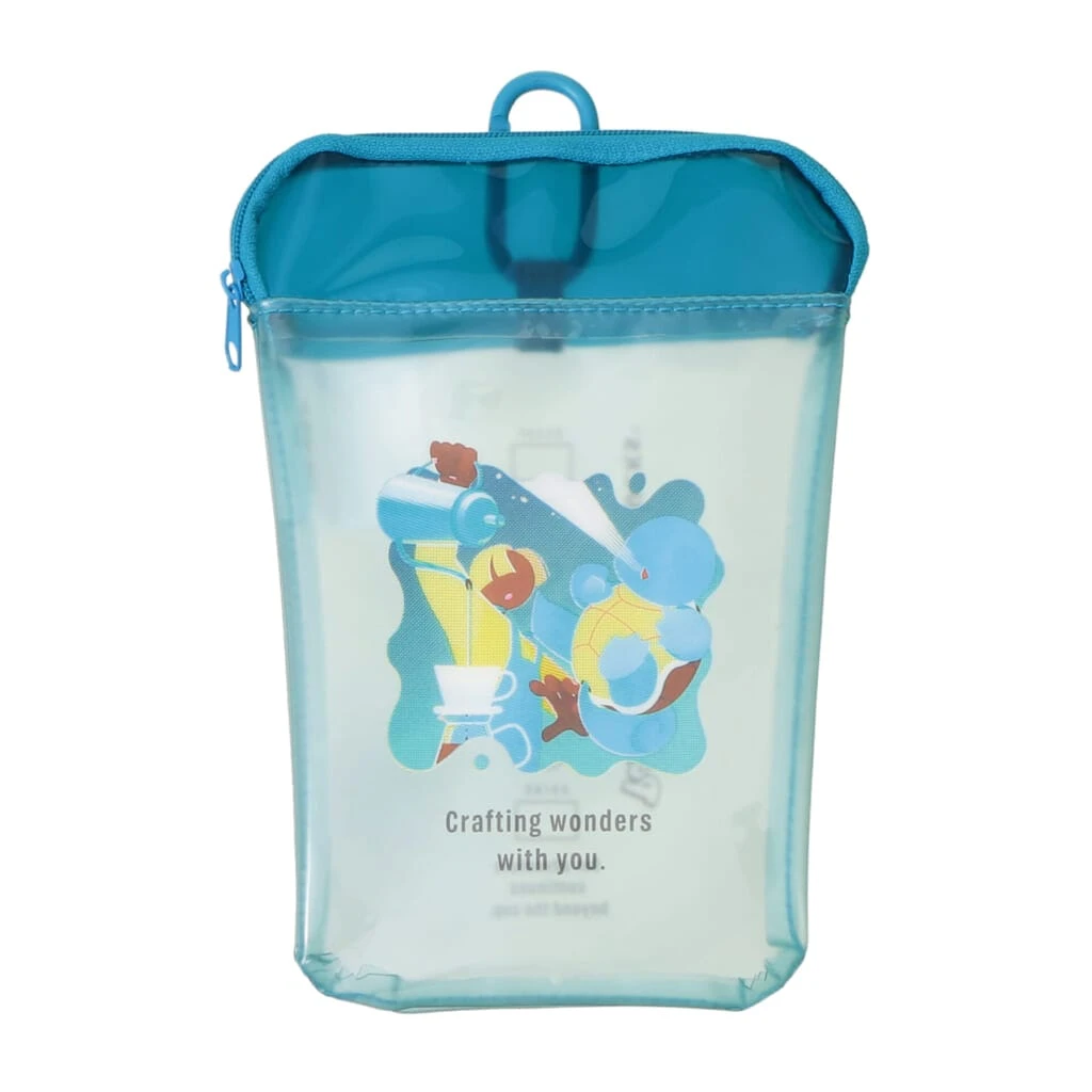 Pokémon + STARBUCKS カップシェイプ PVC ポーチ ゼニガメ/¥2200