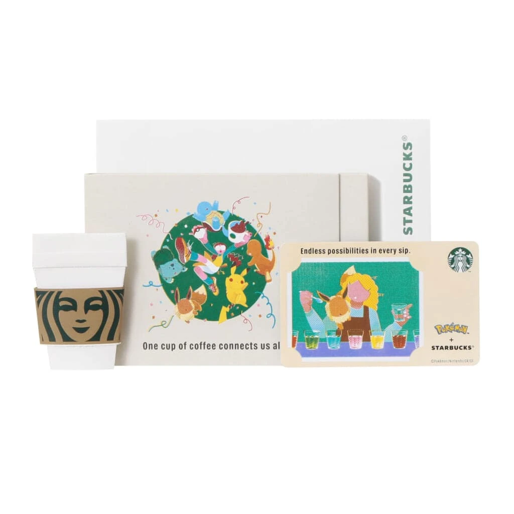 Pokémon + STARBUCKS スターバックス カード ギフト イーブイ/¥2700