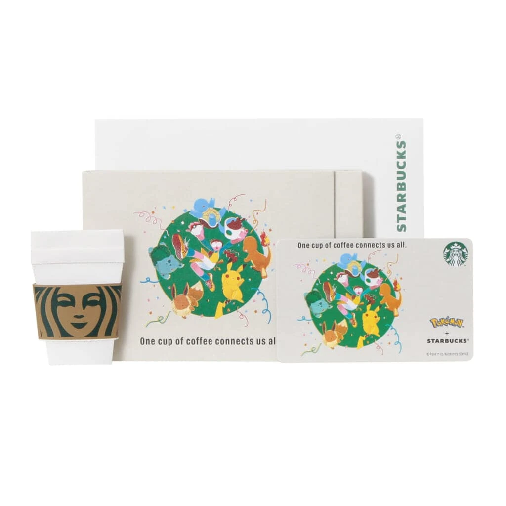 Pokémon + STARBUCKS スターバックス カード ギフト コーヒーコネクション/¥2700
