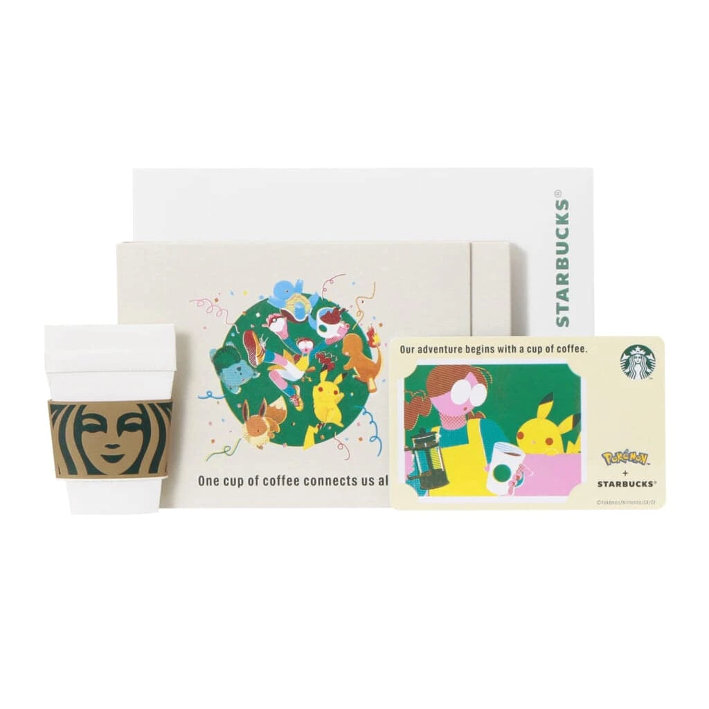 Pokémon + STARBUCKS スターバックス カード ギフト ピカチュウ/¥2700