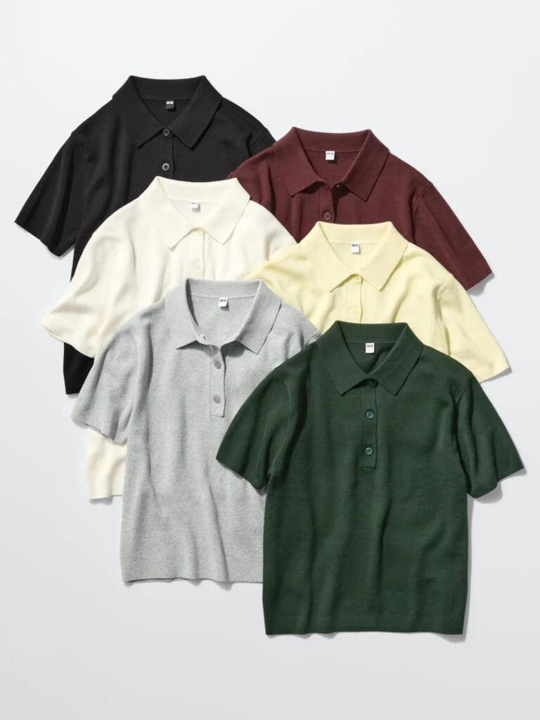 ユニクロ感謝祭、ポロセーター/ウォッシャブル¥1990