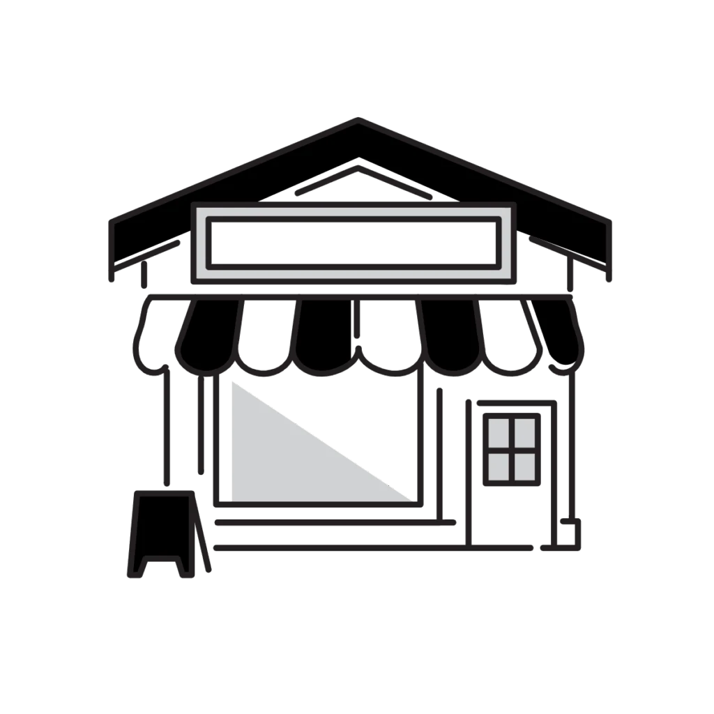 お店　イラスト