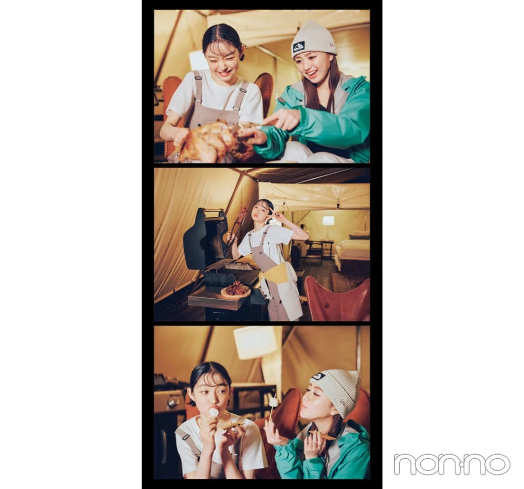 グランピング施設でのインスタ映えする写真