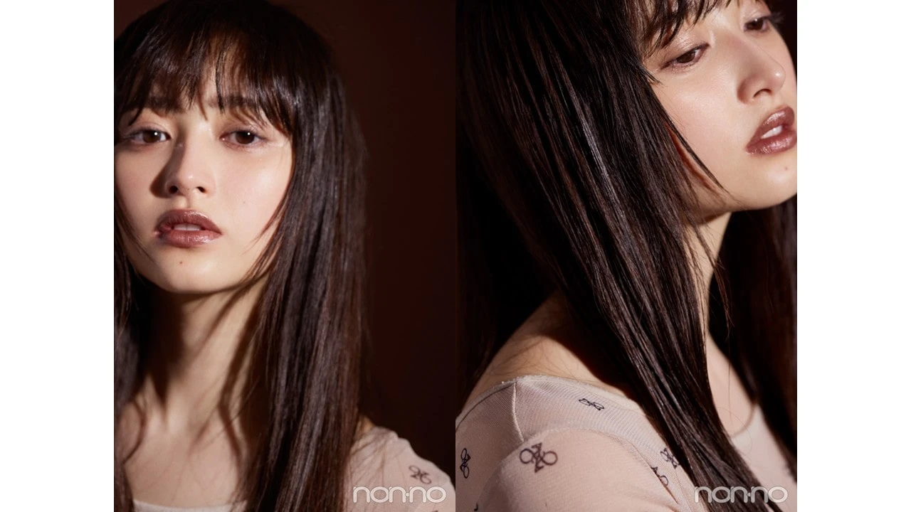 井上和にリクエストメイクブラウンメイク編のEYE&EYEBROWのイメージカット