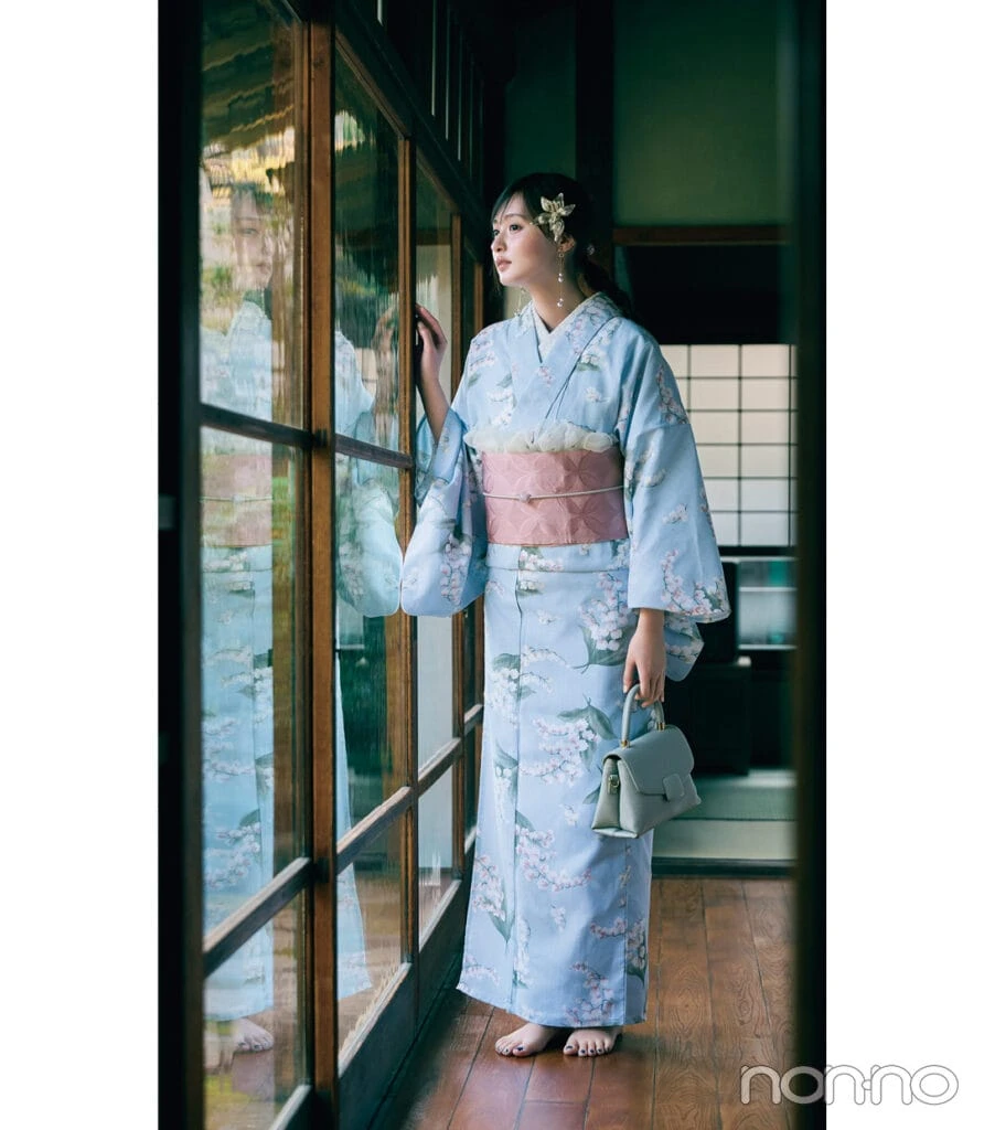 遠藤さくらの花火大会コーデモデルカット5