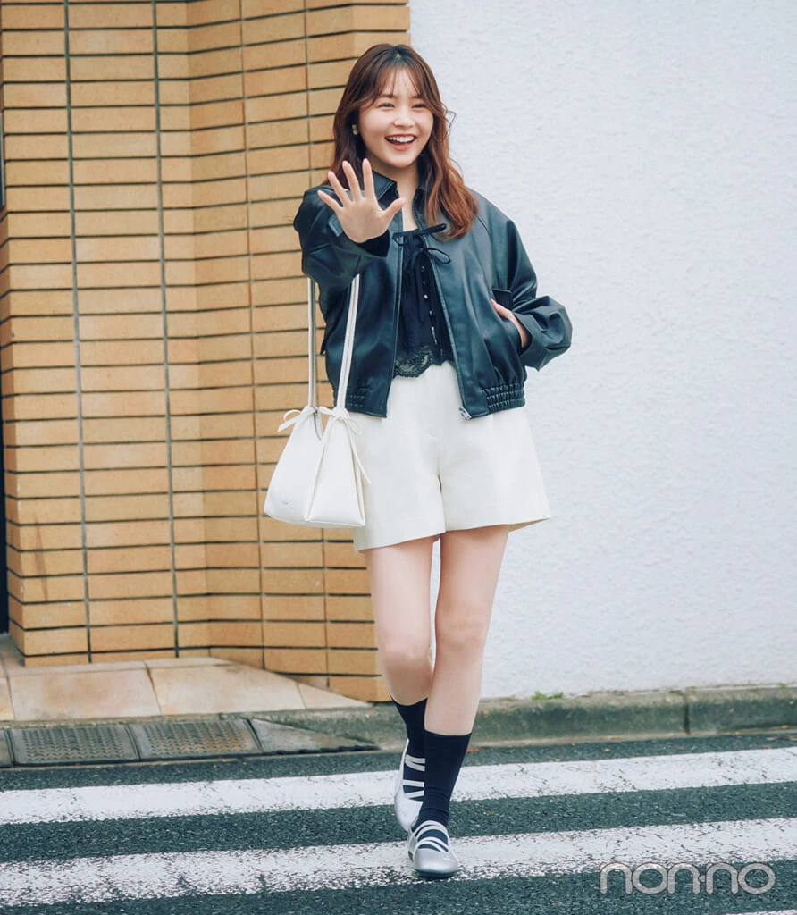 久間田琳加の好きな色で大人っぽく進化♡春休み着回し15daysモデルカット3-2