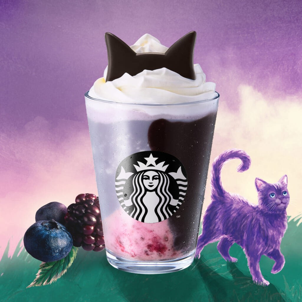 『ブラックベリー ヨーグルト フラペチーノ® 黒耳ver.』Tallサイズのみ