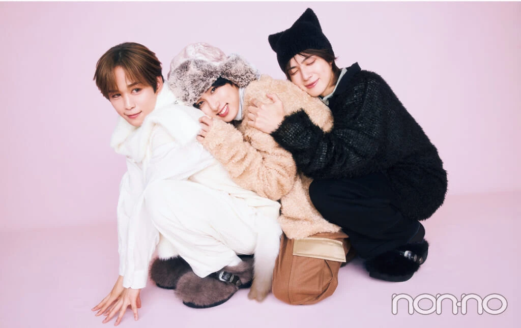 INI 尾崎匠海・後藤威尊・佐野雄大 なにプリの＂にゃん＂だふるwinter1-3
