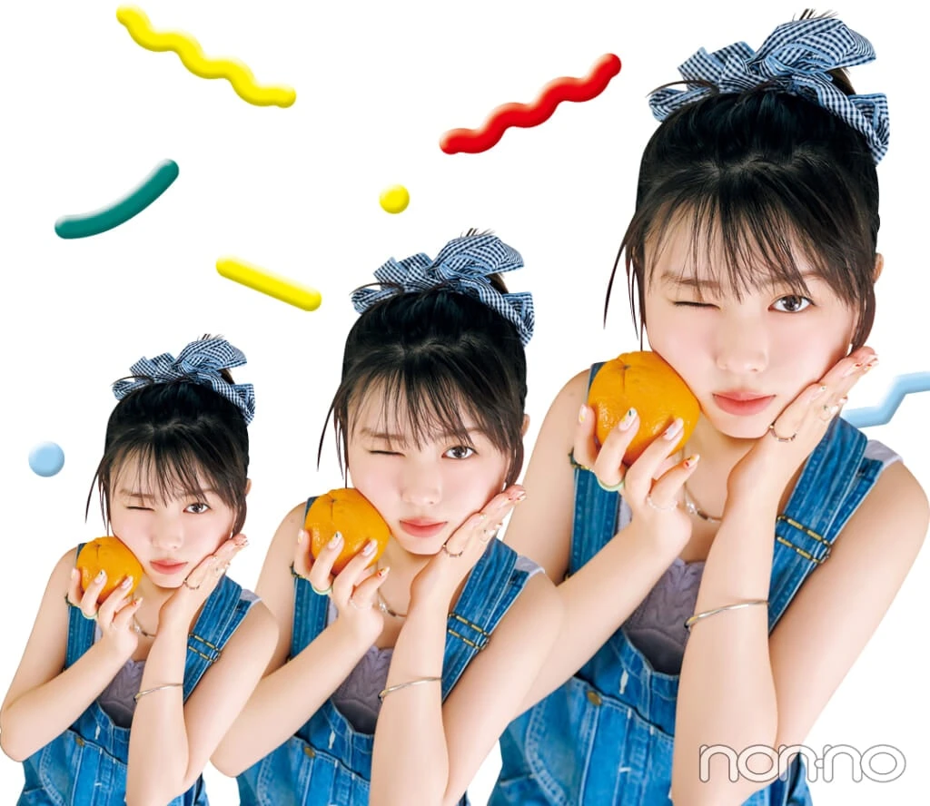 おひなさま（長浜広奈）のサマーネイルモデルカット3-4