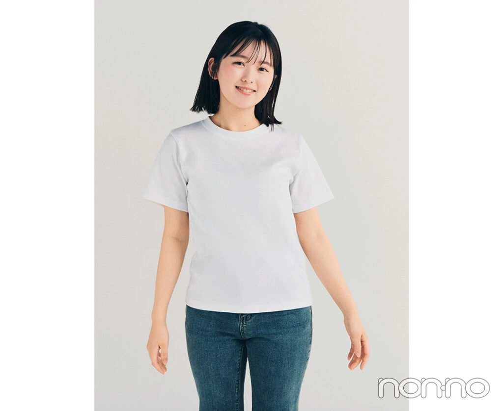 MOUSSY SUVIN GIZA CN TEE着用写真