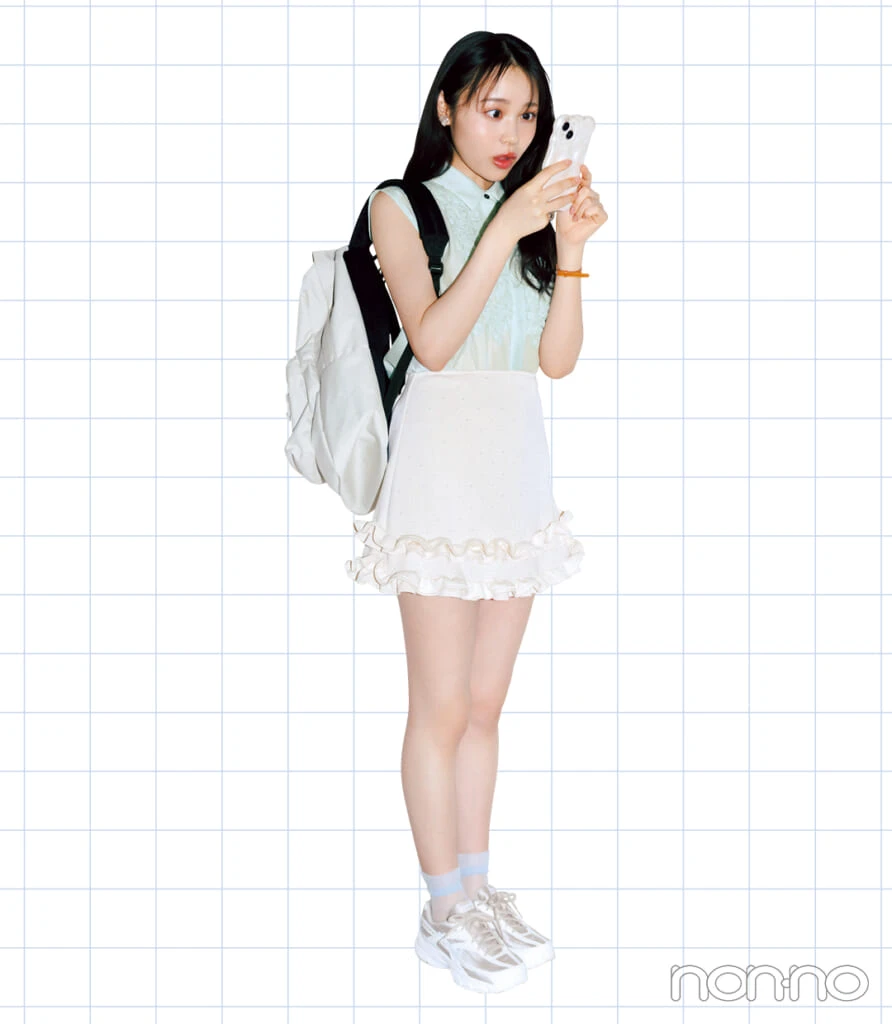 林芽亜里の29度 晴れの日の服装