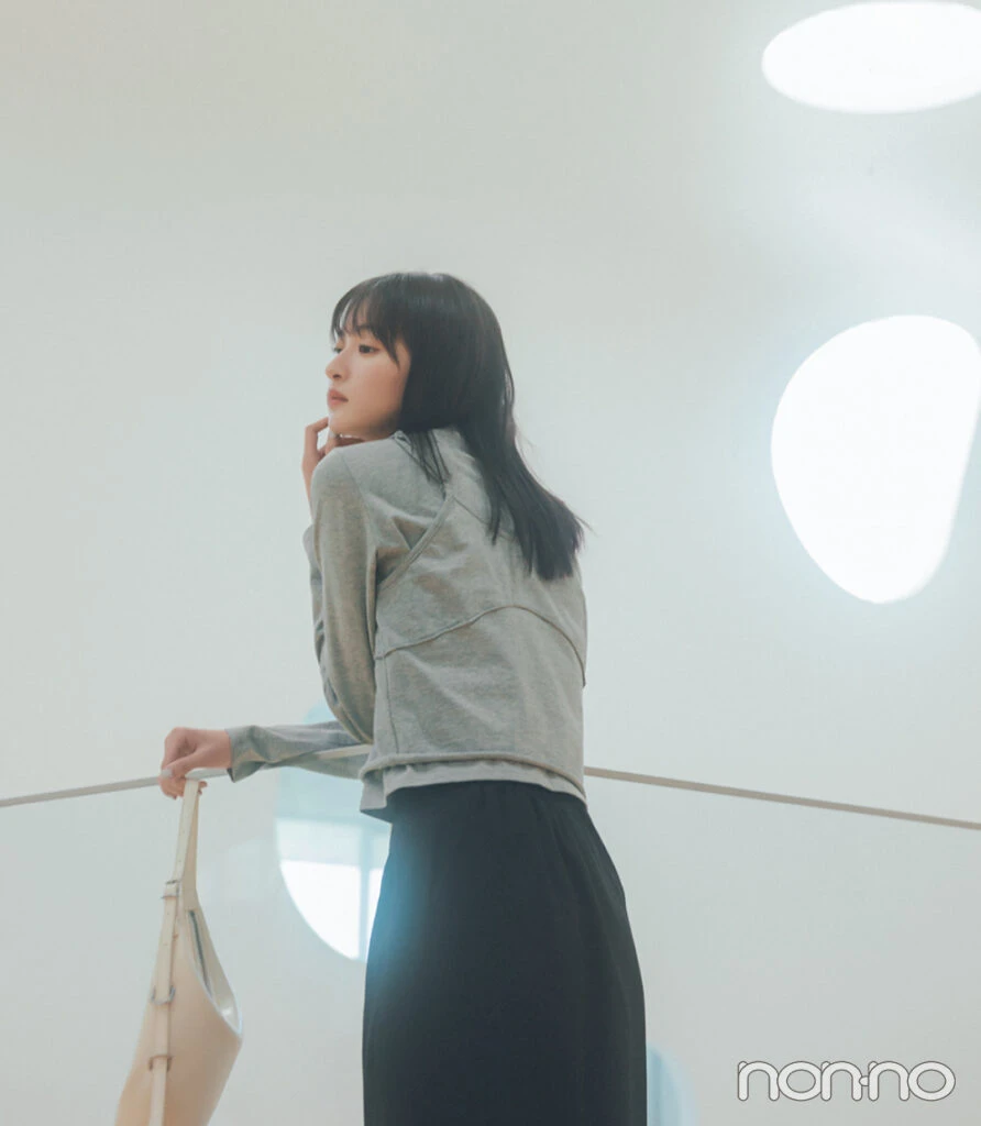 しゃれ感シンプル遠藤さくらの着回し10Days-DAY2