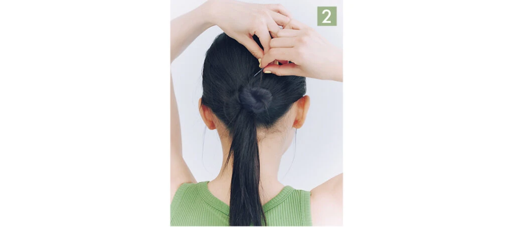出口夏希の韓国風ヘアアレンジプロセスカット2-2