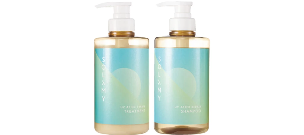 ソラミー UVアフターリペアシャンプー 470ml・同 トリートメント 470g