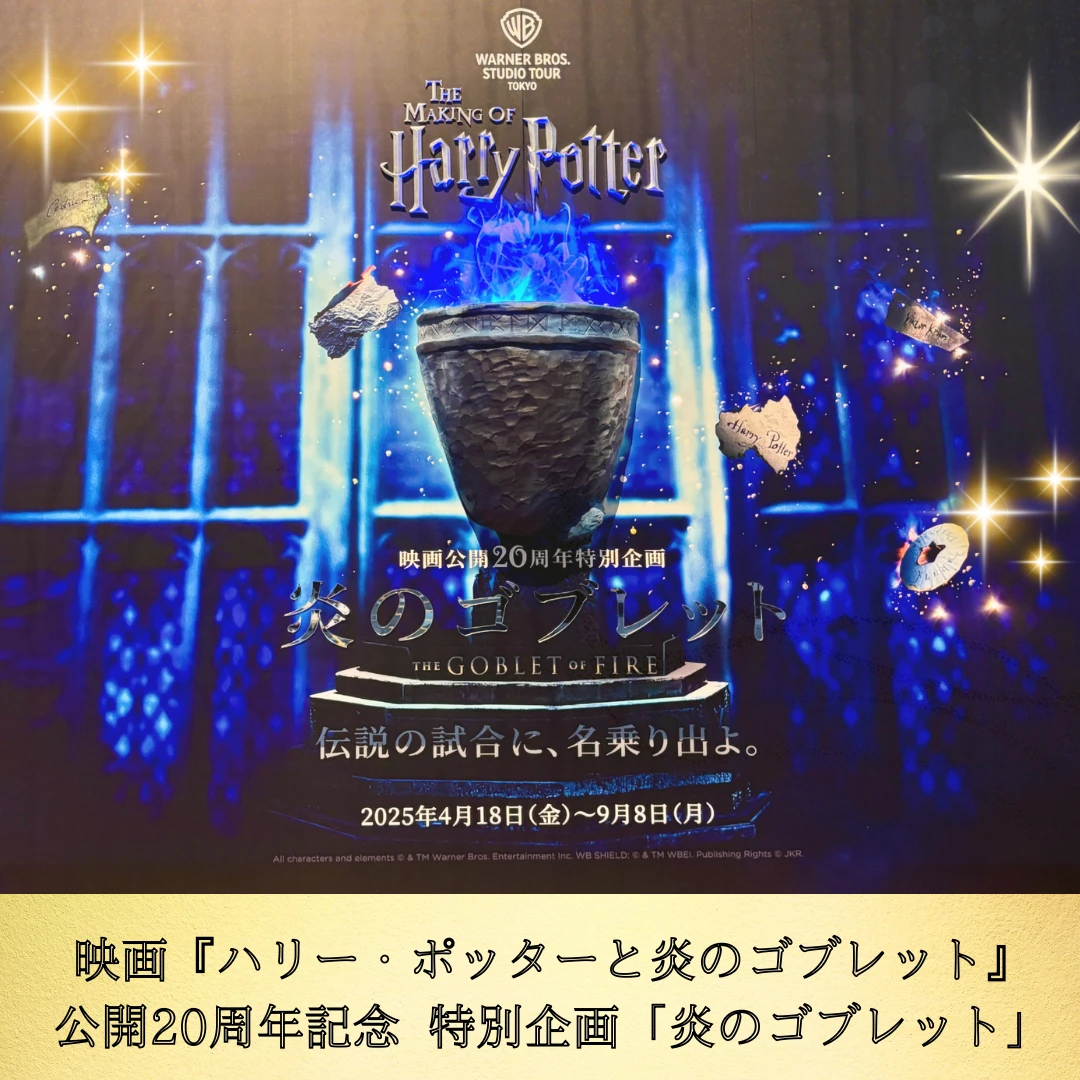 【20周年特別企画✨】ハリーポッター「炎のゴブレット」体験レポ🔥🪄