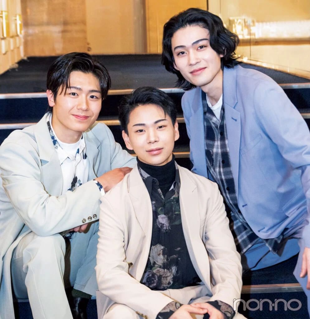 市川染五郎さん、尾上辰之助さん、市川團子さん