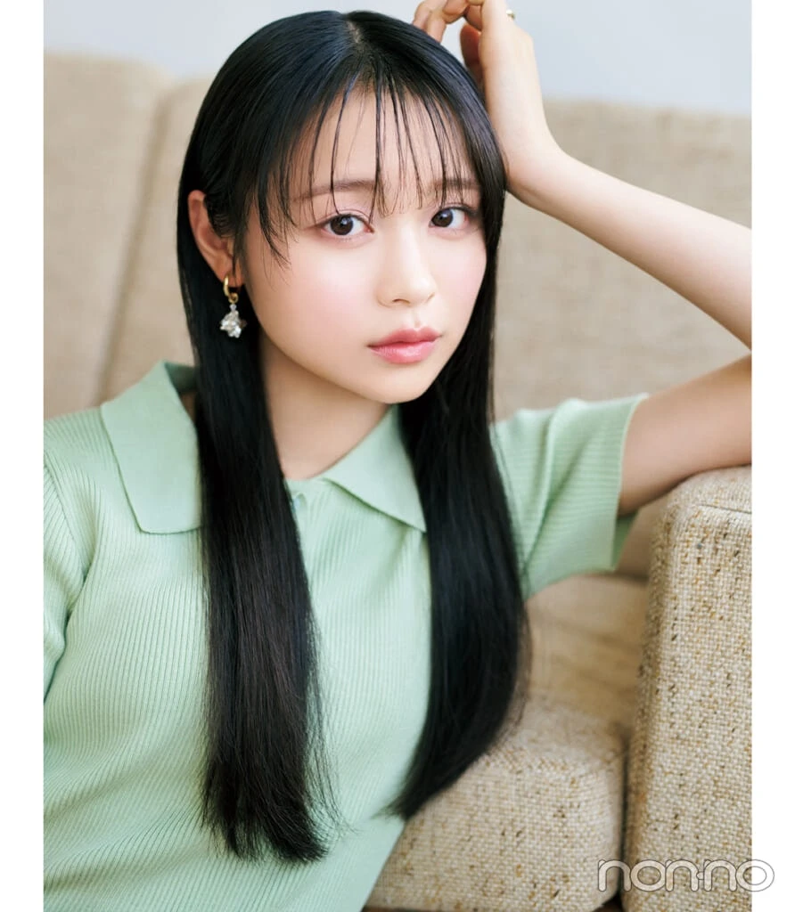 林芽亜里の美容のきほん湿気に負けないストレートヘアの基本モデルカット1