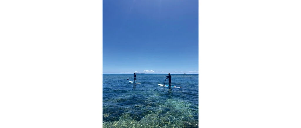 壮大な沖縄の海で体験したサップに夢中！（りんさん・大学2年）