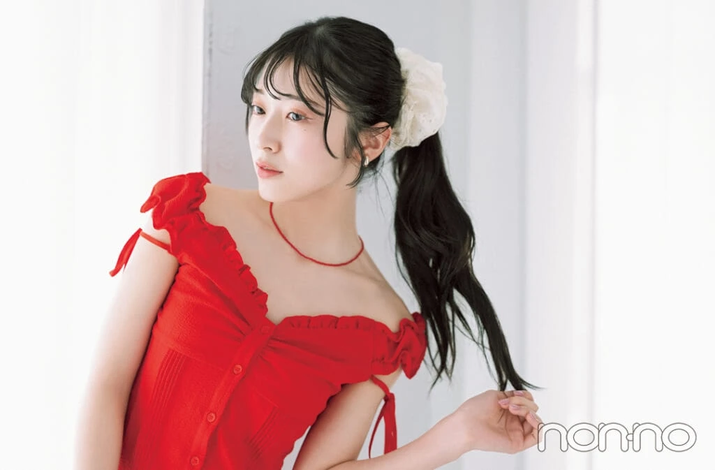 AKB48佐藤綺星さん令和のポニーテールとシュシュモデルカット2-1