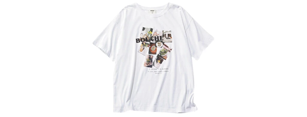 今っぽガーリー憧れヒロイン着回しアイテム プリントTシャツ