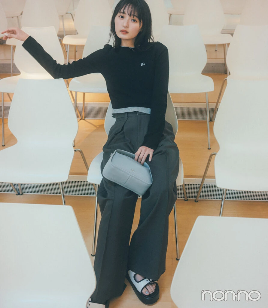 しゃれ感シンプル遠藤さくらの着回し10Days-DAY4