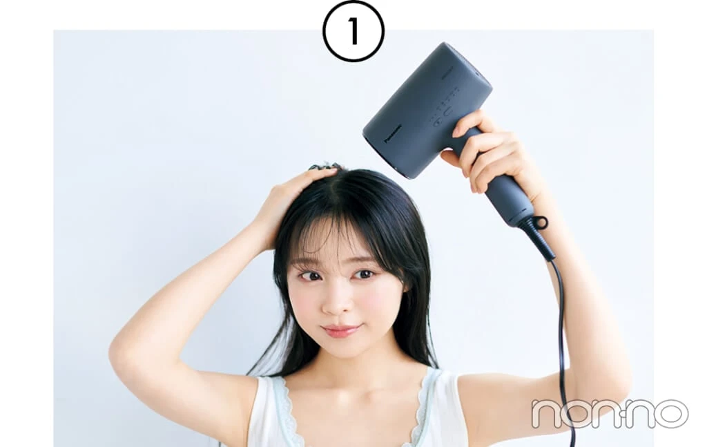 林芽亜里の美容のきほん湿気に負けないストレートヘアの基本プロセスカット12