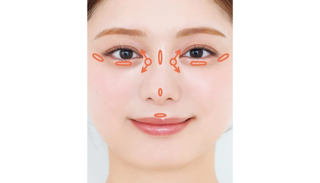 ツヤと立体感をもっと高めるハイライトを塗る場所