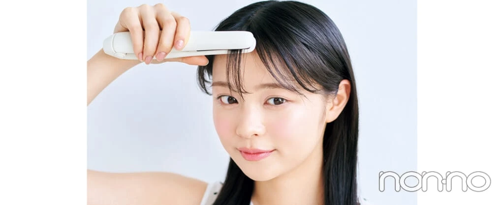 林芽亜里の美容のきほん湿気に負けないストレートヘアの基本プロセスカット35
