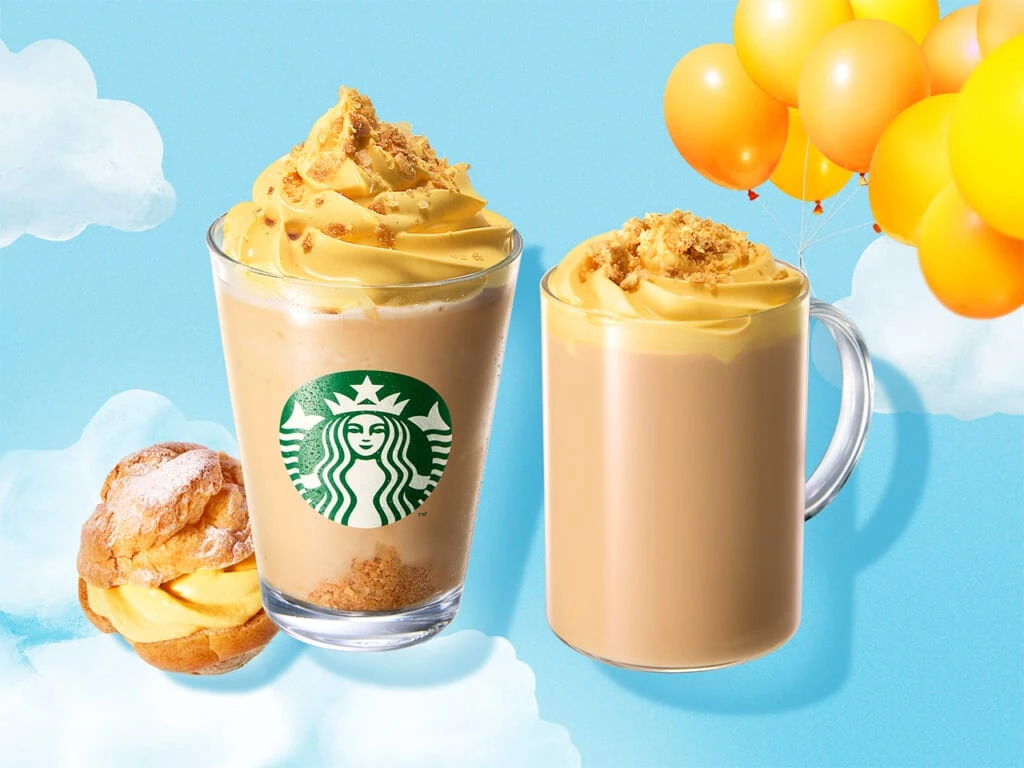 【3月13日（金）発売】『シュークリーム フラペチーノ®』と『シュークリーム ラテ』