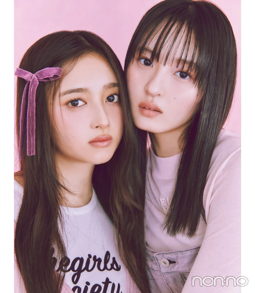 ピンクをまとった遠藤さくら×井上和1