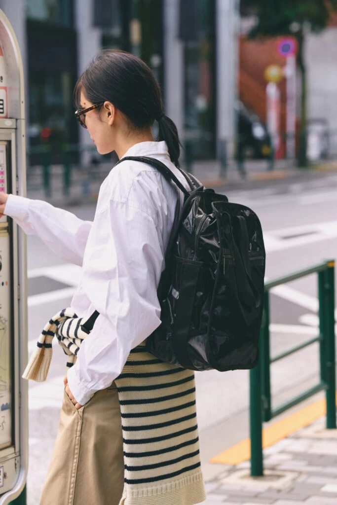 「レスポートサック」と「ひとりっぷ®」3way バックパック 背面