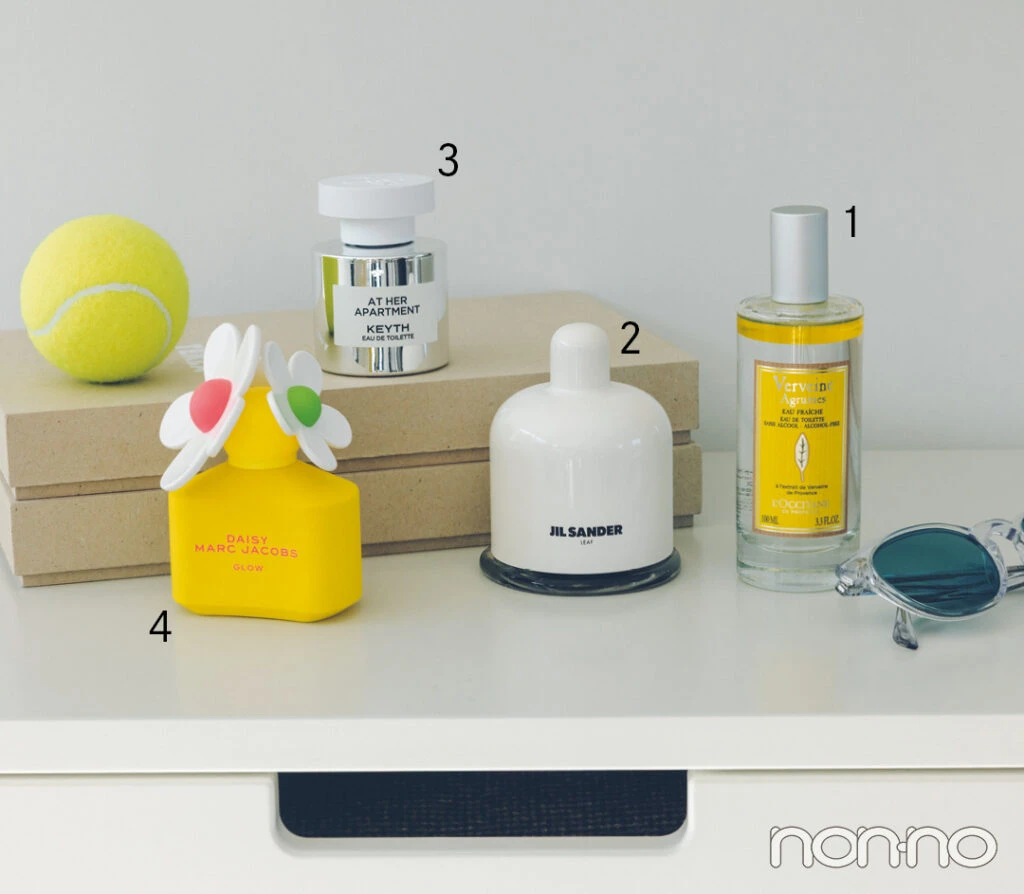 フレッシュな香りのL'OCCITANE、JIL SANDER、KEYTH、MARC JACOBSの香水
