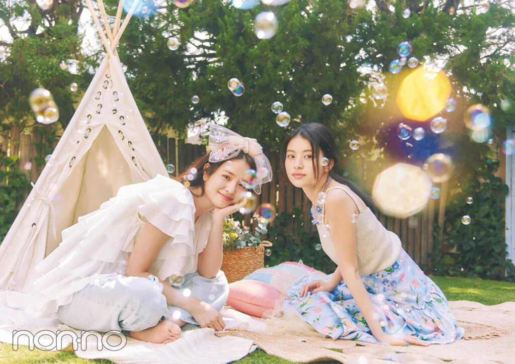 横田真悠と出口夏希のCheerful Summerモデルカット2-5
