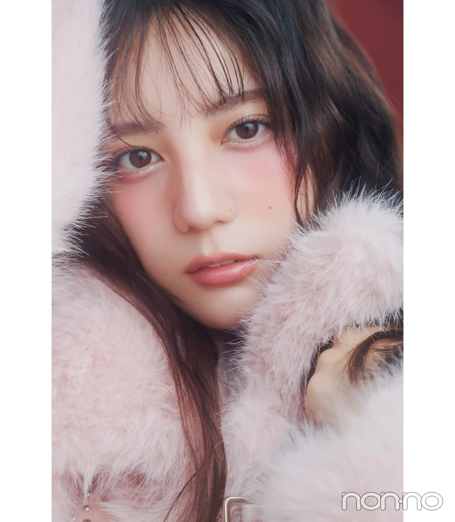 小坂菜緒の冬のゆきんこメイクモデルカット2−1